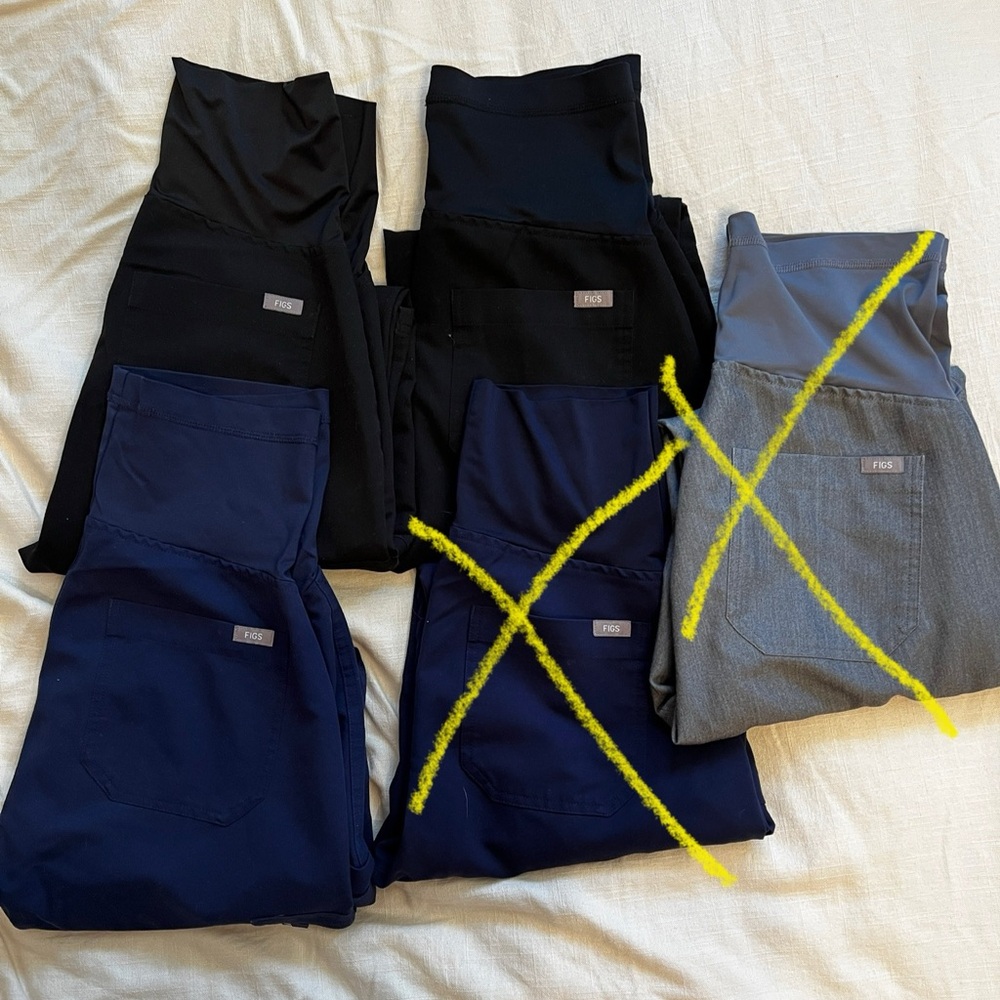 Figs Yola Maternity Scrub Pants